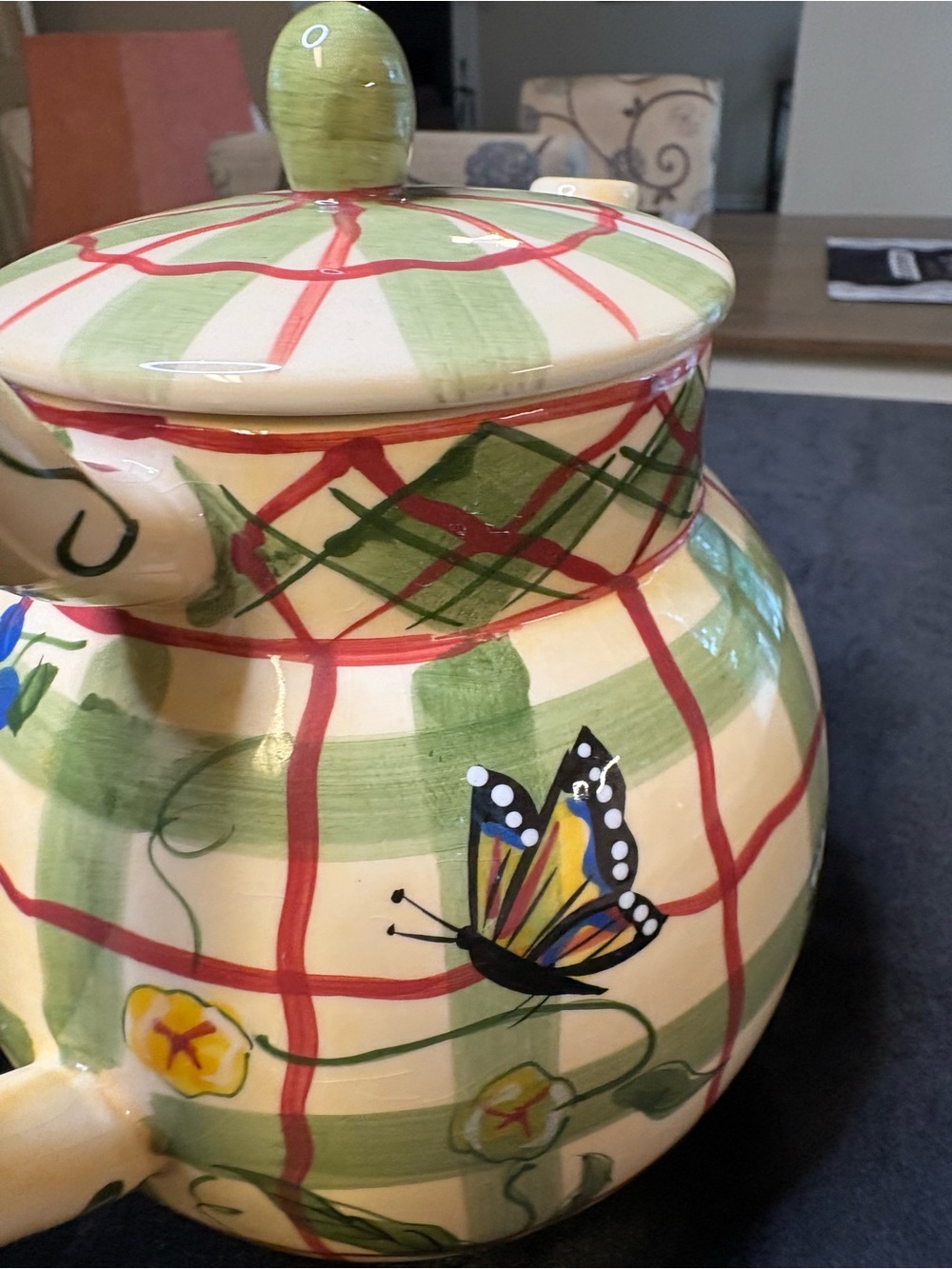 Vintage Flowers, Inc Ballon’s Ceramic Teapot - Picture 5 of 10